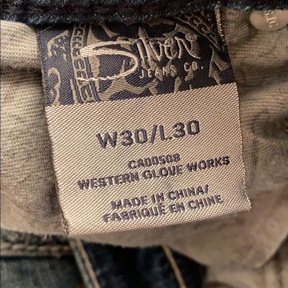 Silver Jeans Aiko Low Straight blue jeans 30 - Picture 7 of 14